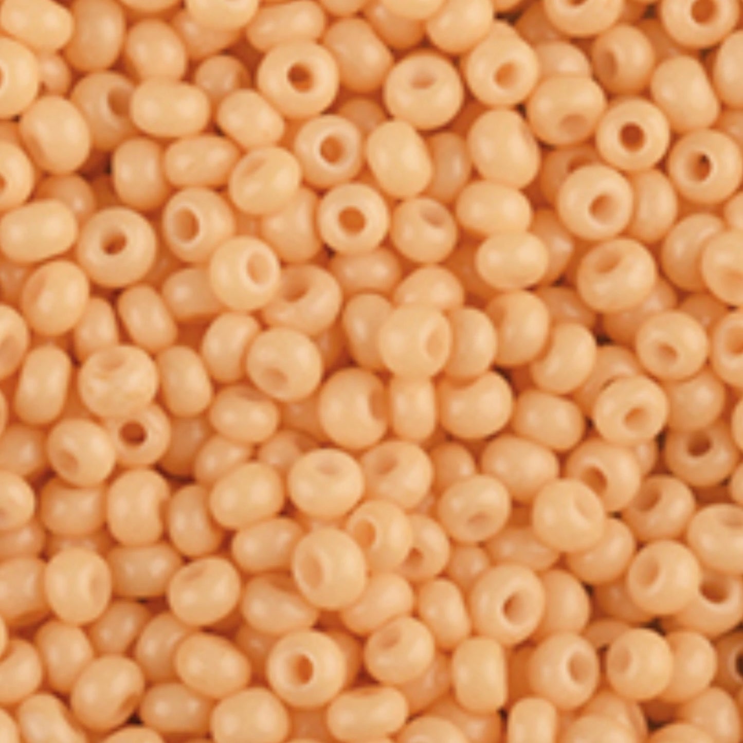 10/0 03683 Preciosa czeskie szklane koraliki Rocailles 2,3 mm. Beżowo-żółty kredowy - barwione metodą Solgel.