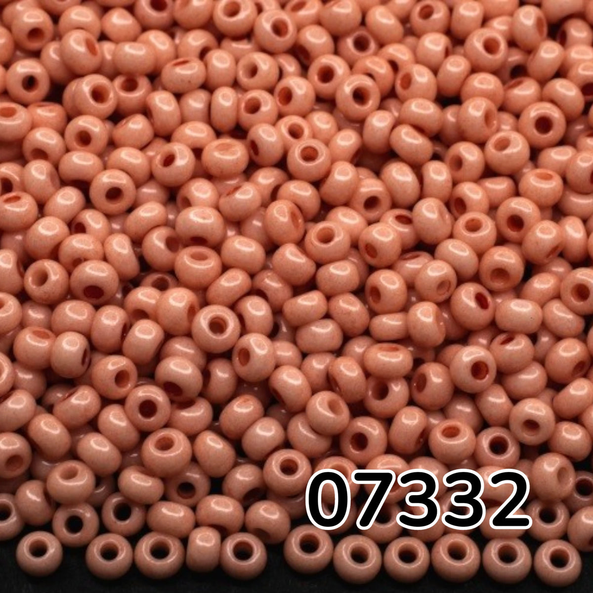 10/0 07332 Preciosa czeskie szklane Koraliki Rocailles 2.3mm. Barwione Rose Terra.