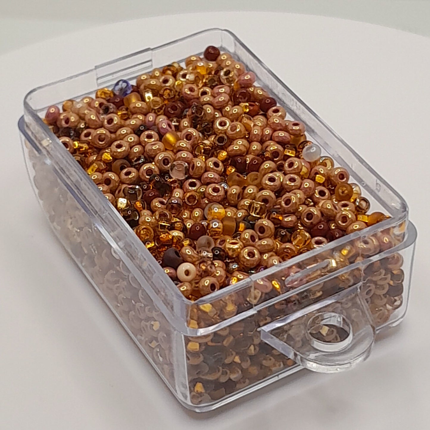 Brown Mixed seed beads PRECIOSA ORNELA Rocailles 10/0. - VadymShop