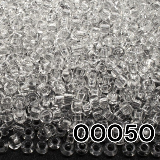 00050 Czech Seed Beads Preciosa Rocailles Transparent