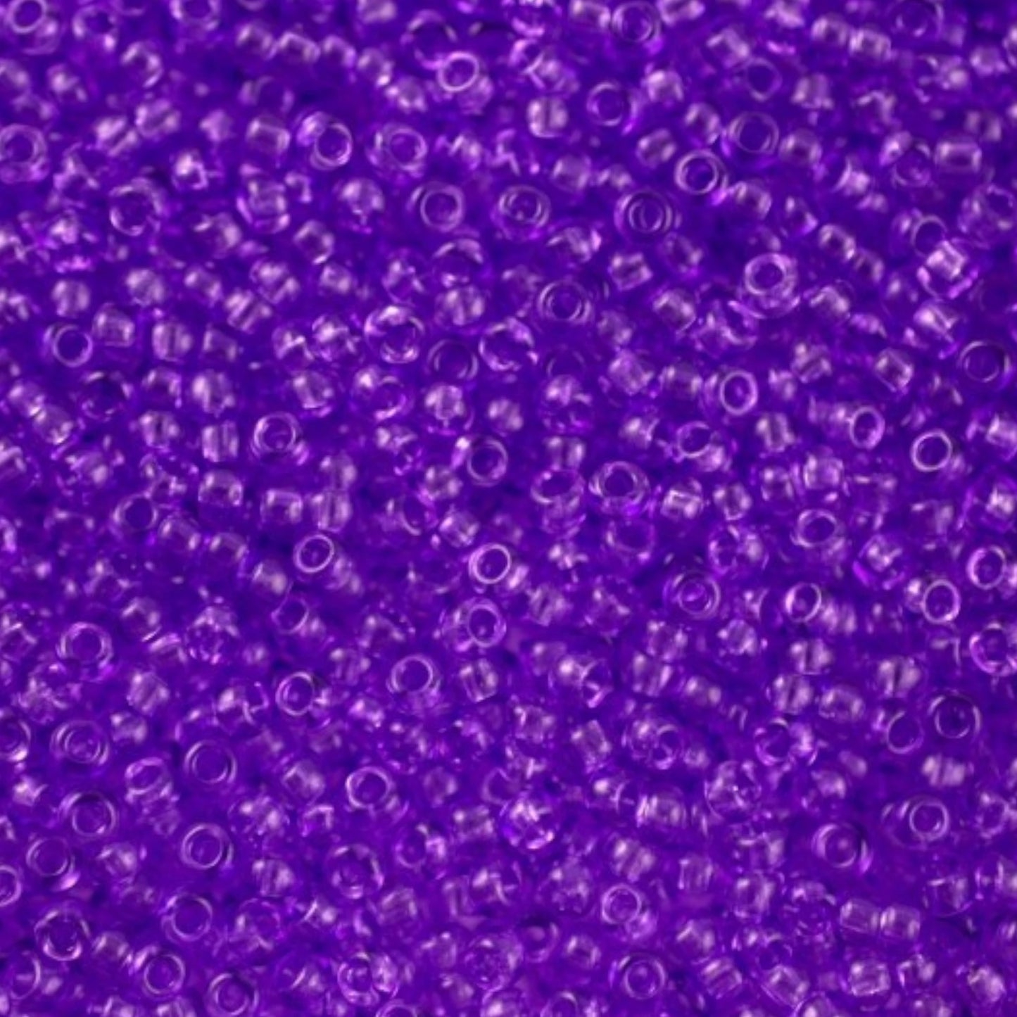 10/0 01123 Preciosa tjekkiske glasperler Rocailles 2,3 mm. Violet krystal - Solgel farvet.