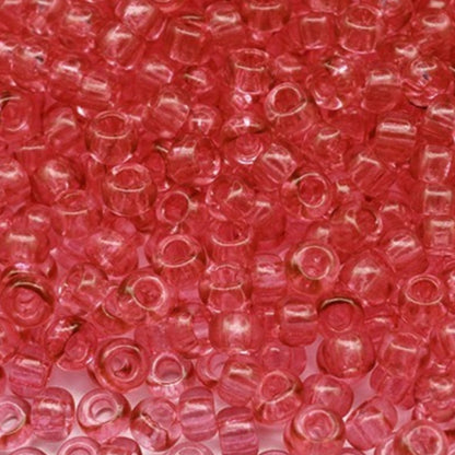 10/0 01193 Preciosa tsjekkiske glass Små perler Rocailleperler 2,3 mm. Rød krystall - Solgel-farget.
