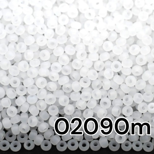 02090m Czech Seed Beads Preciosa Rocailes Opaque Matte
