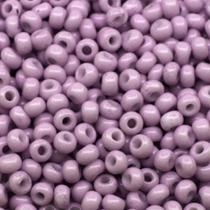10/0 03222 Preciosa böhmische Glasperlen Rocailles 2,3 mm. Veilchenkreide - Solgel gefärbt.