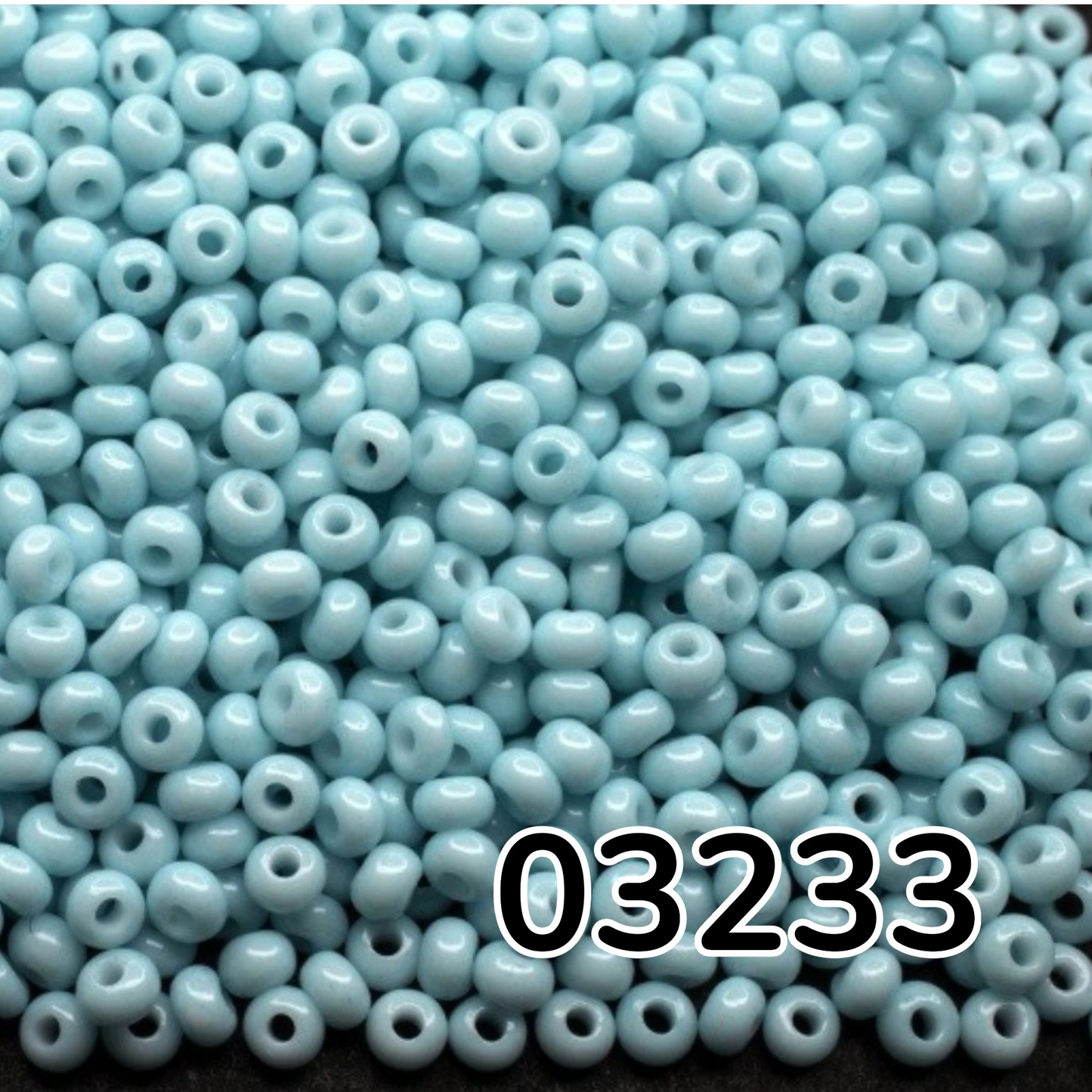 10/0 03233 Preciosa Tsjechische glazen Kralen Rocaillekralen 2,3 mm. Blauw krijt - Solgel geverfd.
