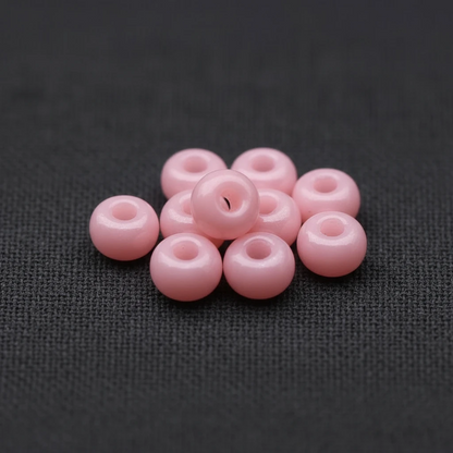 10/0 03491 Preciosa Perles de Rocaille en verre tchèque 2.3mm. Rose craie - teinté Solgel.