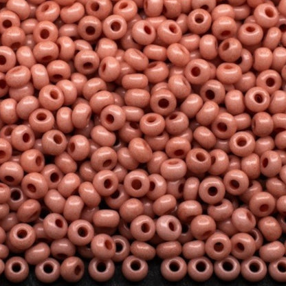 6/0 07331 Preciosa Tsjechisch glas Kralen Rocaillekralen 4.1mm. Roos Terra Roze Beige.