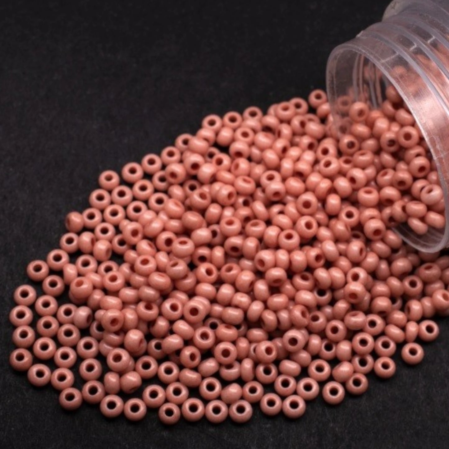 6/0 07331 Preciosa Tsjechisch glas Kralen Rocaillekralen 4.1mm. Roos Terra Roze Beige.