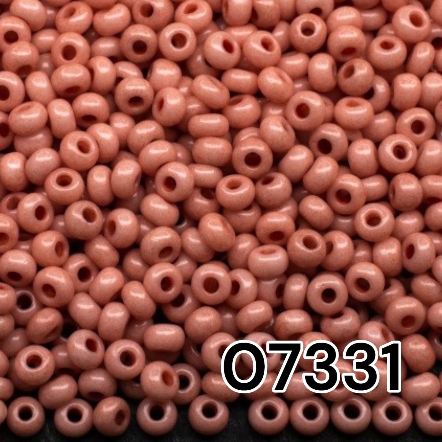 6/0 07331 Preciosa Tsjechisch glas Kralen Rocaillekralen 4.1mm. Roos Terra Roze Beige.
