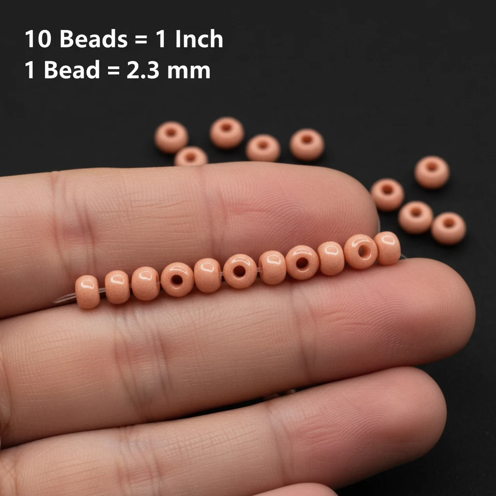10/0 07332 Preciosa Mărgele din sticlă cehești Rocaille 2.3mm. Rose Terra vopsite.