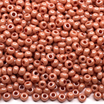 10/0 07631 Preciosa czeskie szklane Koraliki Rocailles 2.3mm. Barwione Rose Terra Sfinx.