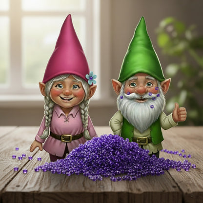 10/0 08A28 Preciosa Czech Glass Seed Beads Rocailles 2.3mm. Terra Intensiv Lined - Purple.