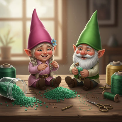 10/0 08A58 Preciosa Czech Glass Seed Beads Rocailles 2.3mm. Terra Intensiv Lined - Green.