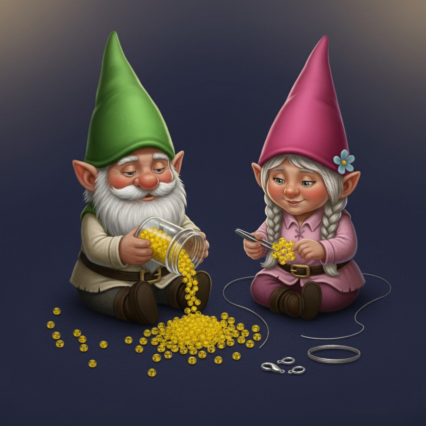 10/0 08A86 Preciosa Czech Glass Perline Rocaille 2.3mm. Terra Intensiv Lined - Giallo.