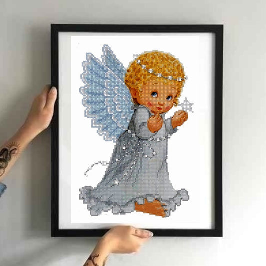 Bead embroidery kit "Gift from an angel". Size: 9.4-11.8 in (24-30cm) - VadymShop