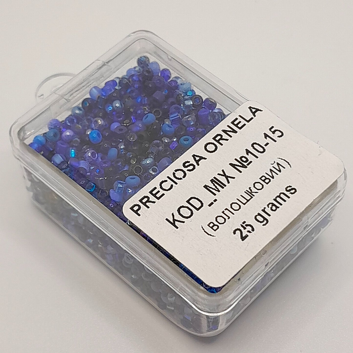 Blue Mixed seed beads PRECIOSA ORNELA Rocailles 10/0. - VadymShop
