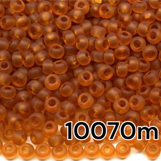 10070m Perles de Rocailles Tchèques Preciosa Rocailles Transparent Mat
