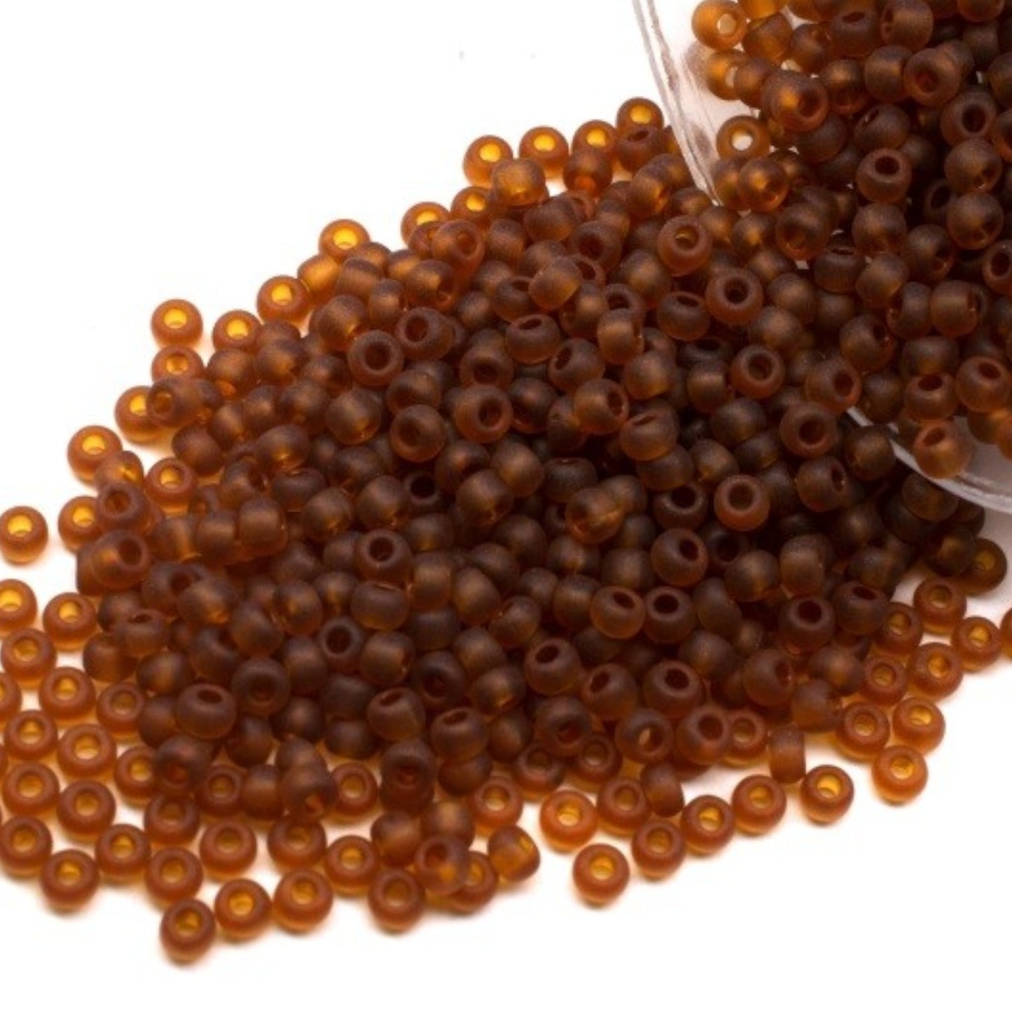 10090m Czech Seed Beads Preciosa Rocailles Transparent Matte