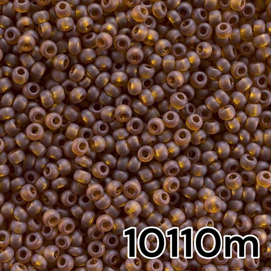 10110m Czech Seed Beads Preciosa Rocailles Transparent Matte