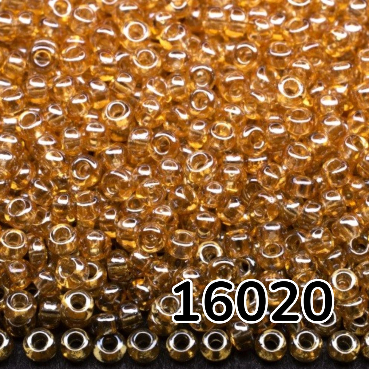 10/0 16020 Preciosa Perles de Rocaille en verre tchèque 2.3mm. Topaze transparente Sfinx.