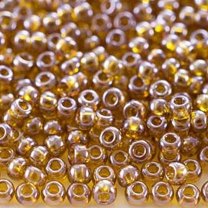 10/0 16070 Preciosa Perles de Rocaille en verre tchèque 2.3mm. Topaze transparente Sfinx.