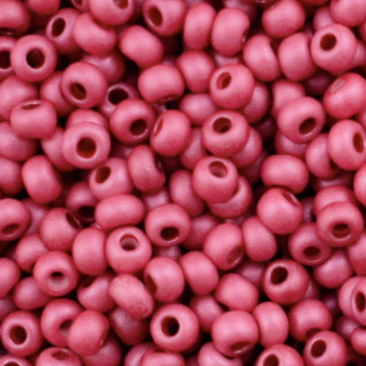 10/0 16699 matte Preciosa Seed Beads. Chalk Pink Lilac. - VadymShop