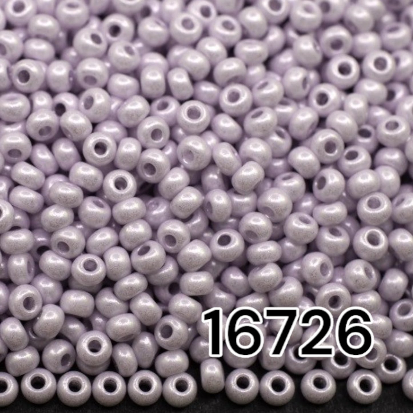 10/0 16726 Preciosa Seed Beads. Chalk Purple. - VadymShop