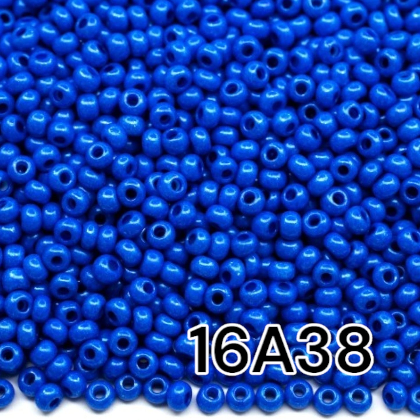 10/0 16A38 Preciosa Seed Beads. Chalk Blue. - VadymShop