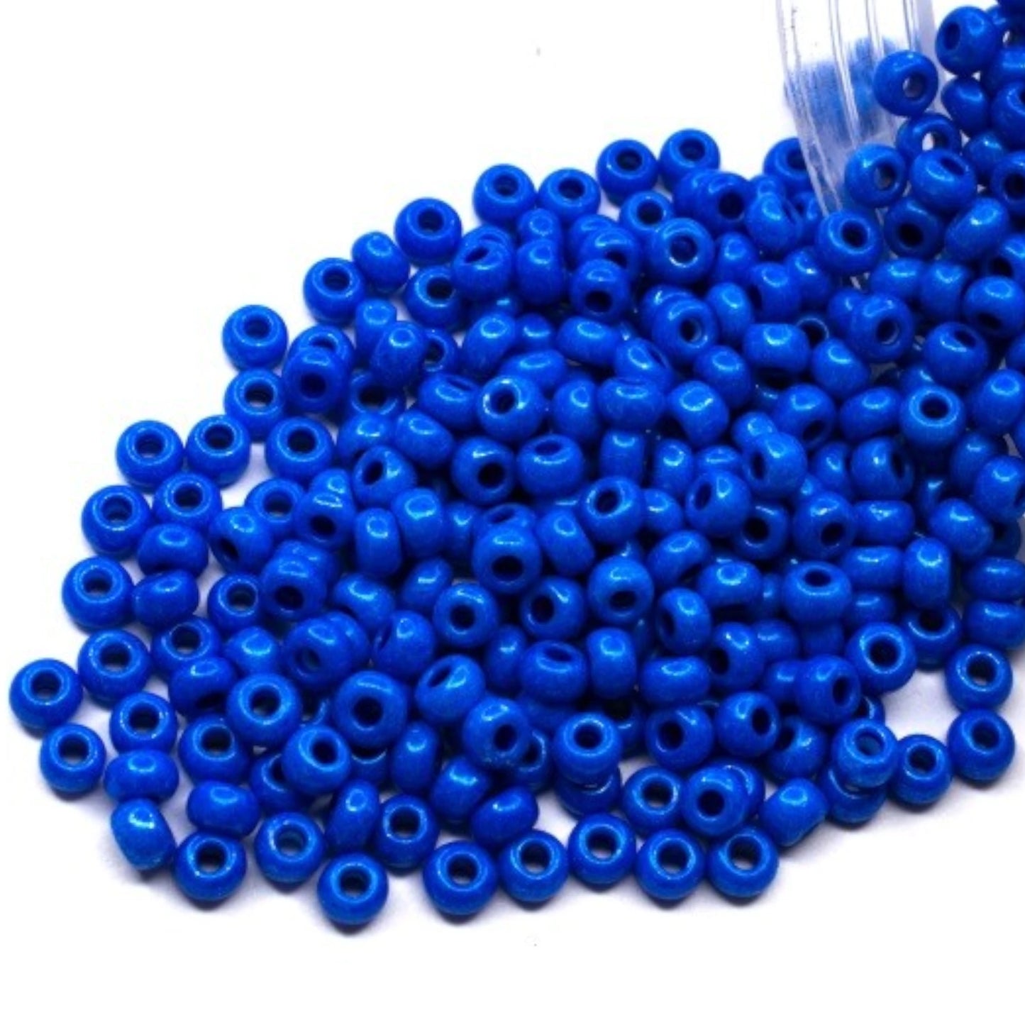 10/0 16A38 Preciosa Seed Beads. Chalk Blue. - VadymShop