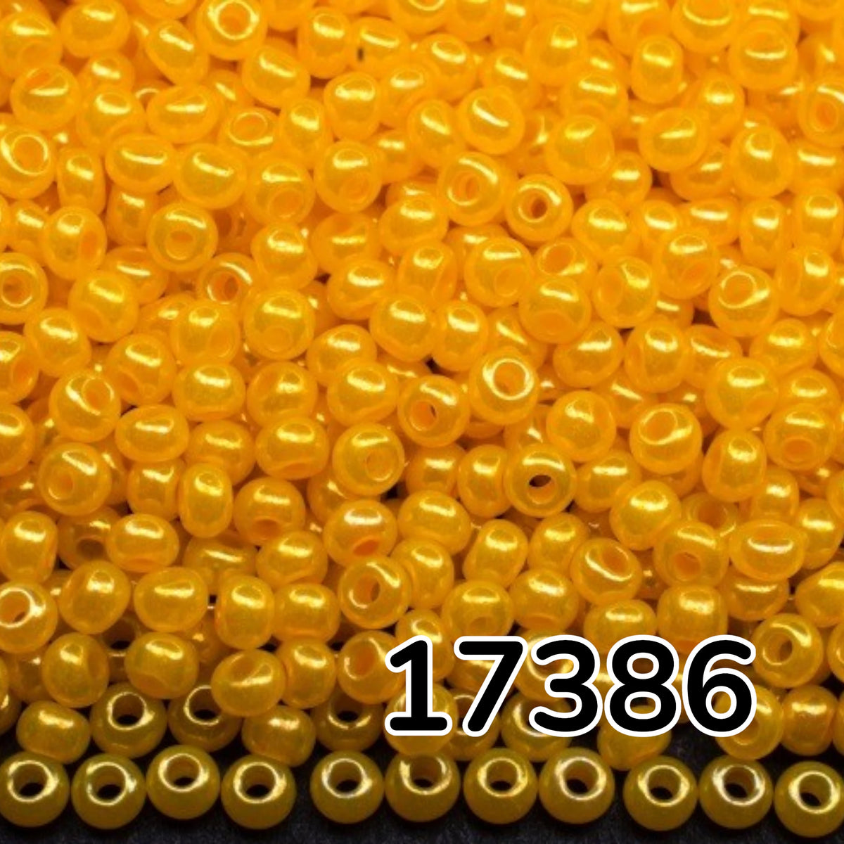 10/0 17386 Preciosa čekiško stiklo Karoliukai Rokajaus 2.3mm. Ceilono geltona alabastro balta blizgi apdaila – Terra dažyti.