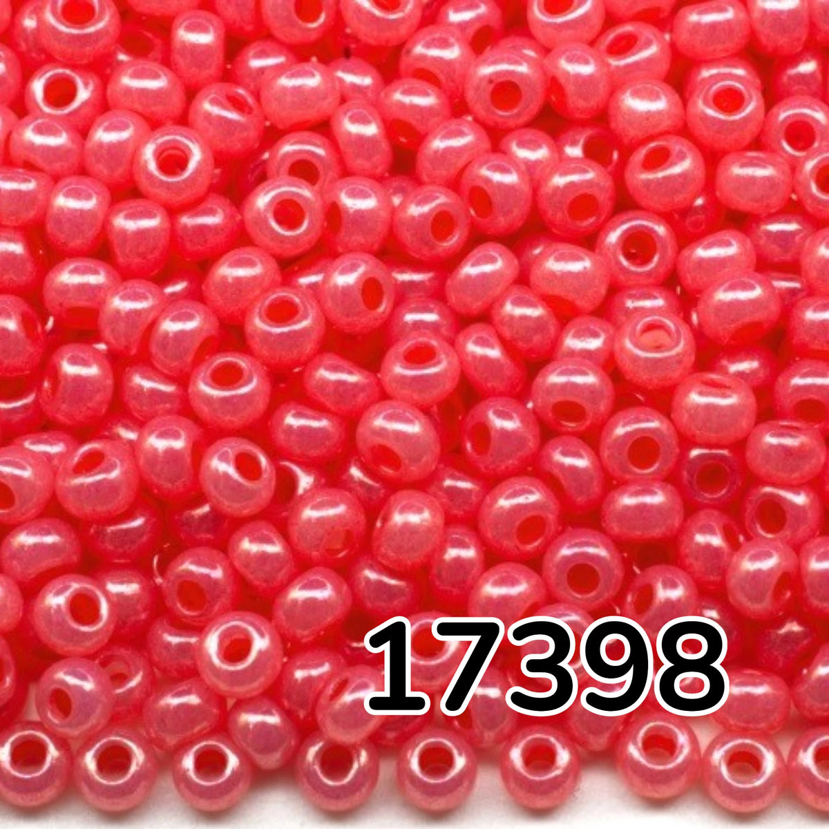 10/0 17398 Preciosa čekiško stiklo Karoliukai Rokajaus 2.3mm. Ceilono rožinė alabastro balta blizgi apdaila – Terra dažyti.