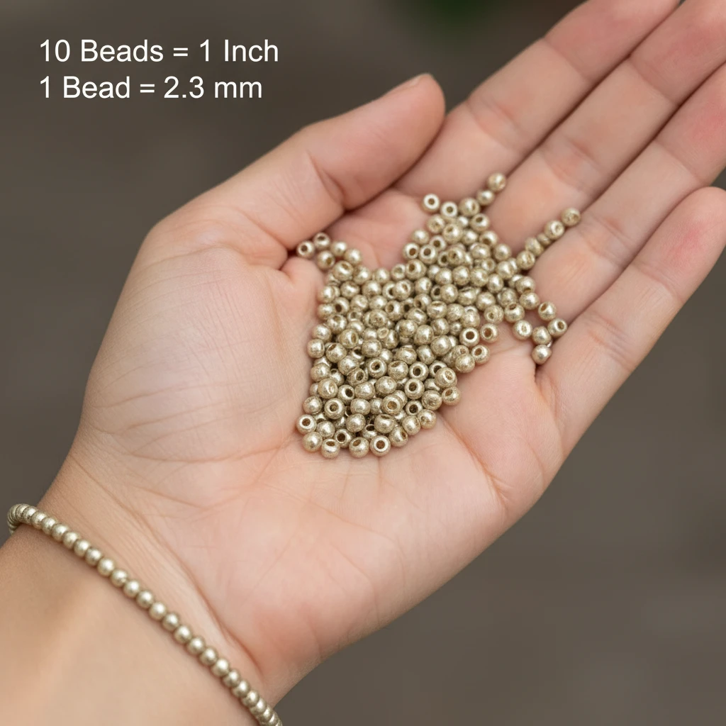 10/0 17584 Preciosa Missangas/Miçangas Pequenas (contas miúdas) de Vidro Checo Rocaille 2.3mm. Alabastro Tingido Metálico Laranja-Castanho, Sfinx.