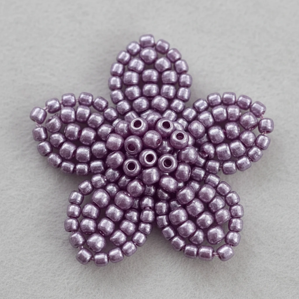 10/0 17596 Preciosa Perles de Rocaille en verre tchèque 2.3mm. Violet métallisé teinté, Sfinx.
