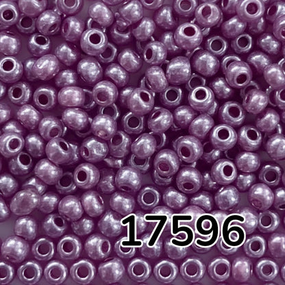10/0 17596 Preciosa Perles de Rocaille en verre tchèque 2.3mm. Violet métallisé teinté, Sfinx.