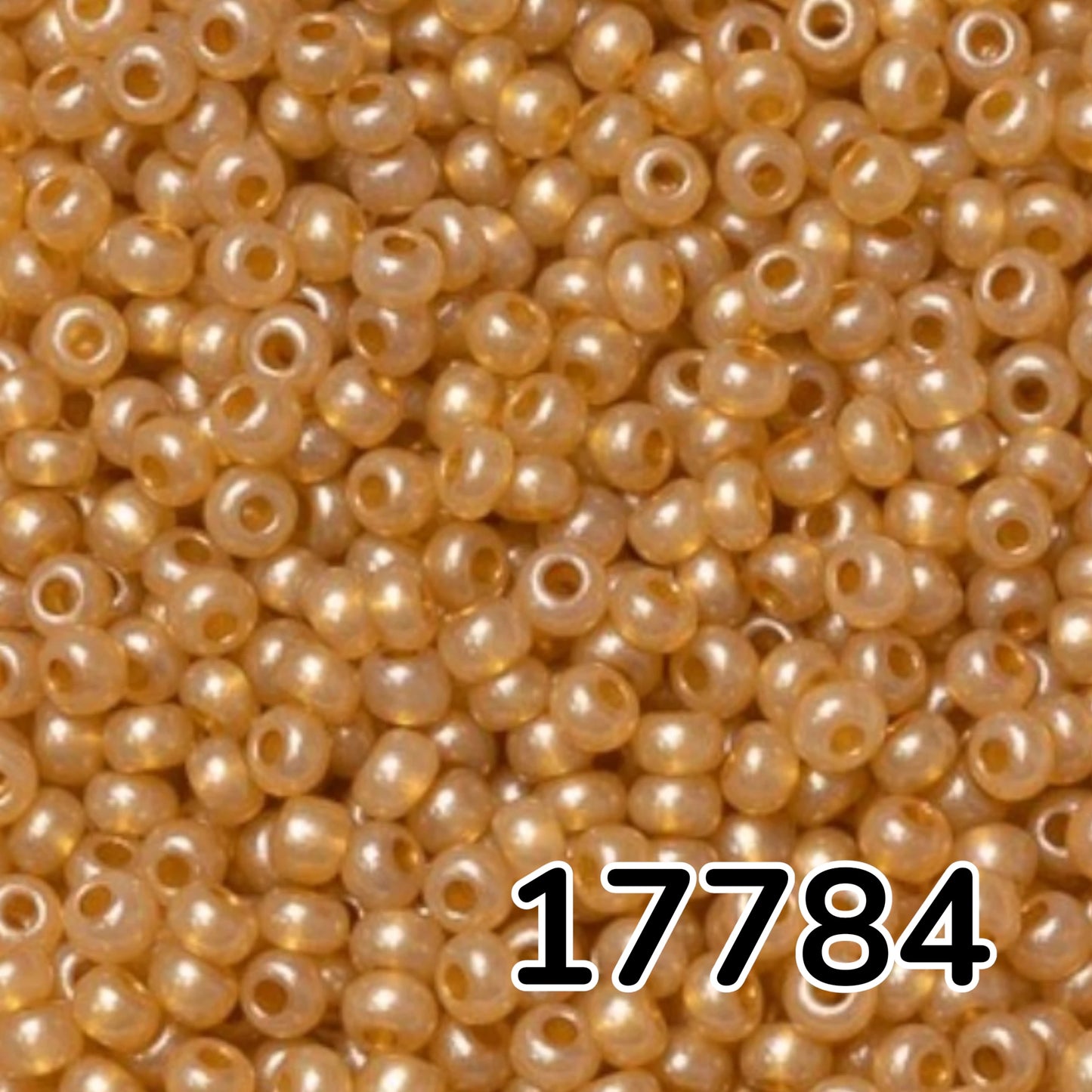 Perles de Rocaille en verre tchèque Preciosa 10/0 17784, 2,3 mm. Orange métallique albâtre - teinté terre.