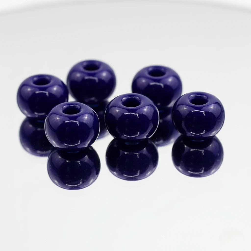 2/0 33070 Preciosa Чехия Стеклянный Бисер Рокайль 6.1mm. Непрозрачный Темно-Синий.