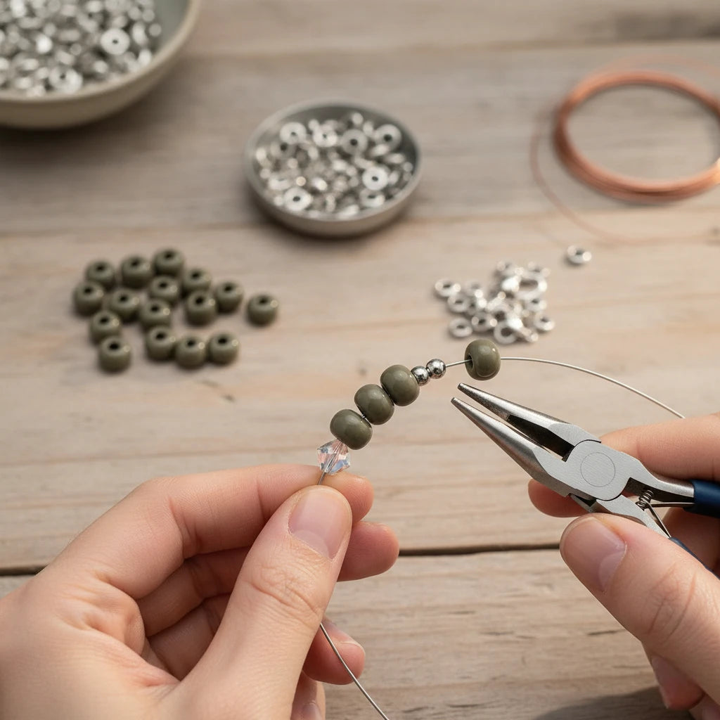 2/0 43020 Preciosa Czech Glass Koraliki Rocailles 6.1mm. Nieprzezroczysty szary.