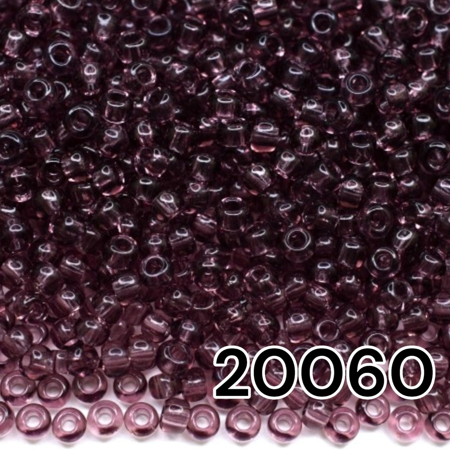 20060 Czech Seed Beads Preciosa Rocailles Transparent
