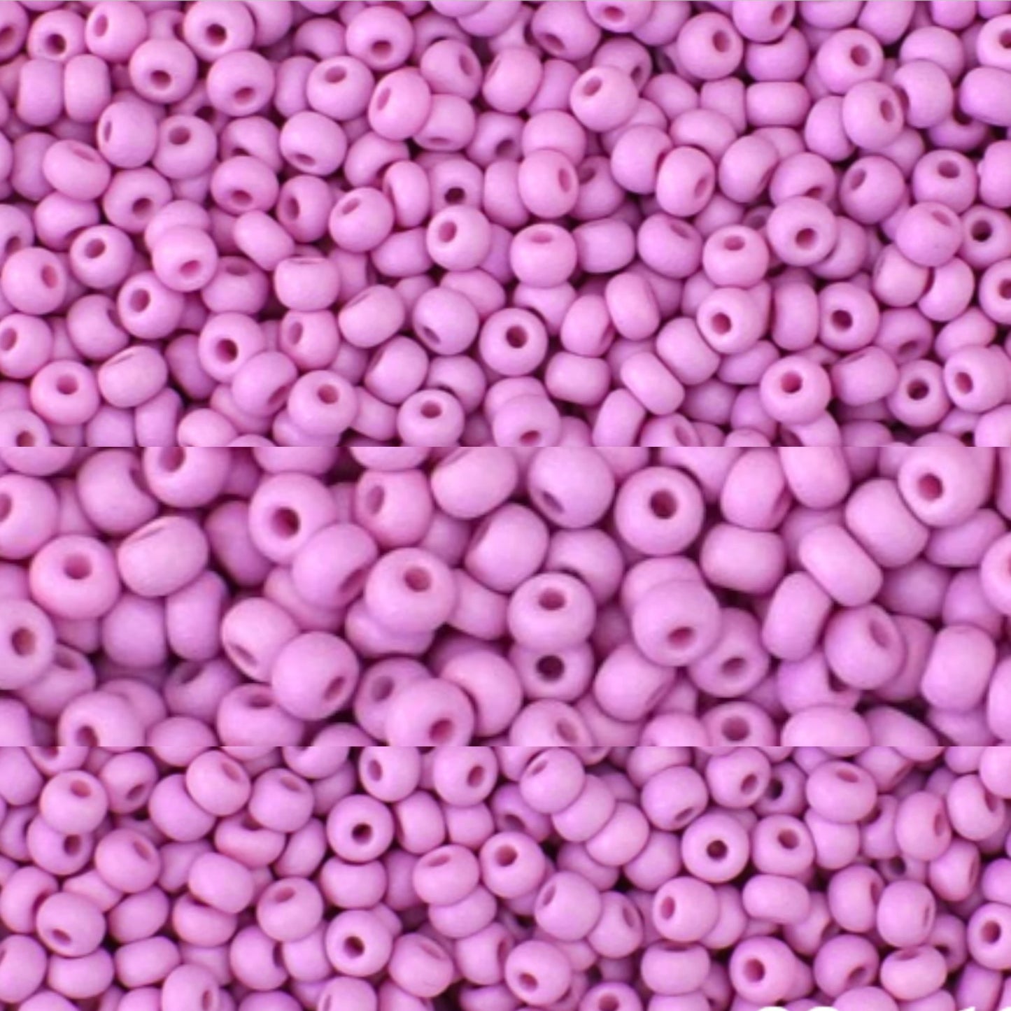 10/0 22m12 Preciosa Seed Beads Rocailles. Purple matte PermaLux.