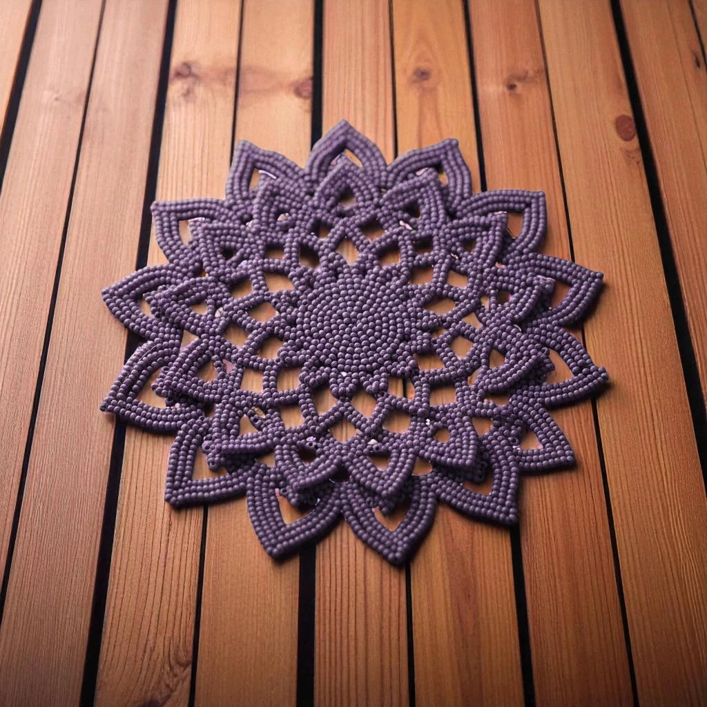 10/0 23020matte Preciosa Tsjekkiske glass små perler Rocailleperler 2.3mm. Opaque lilla.