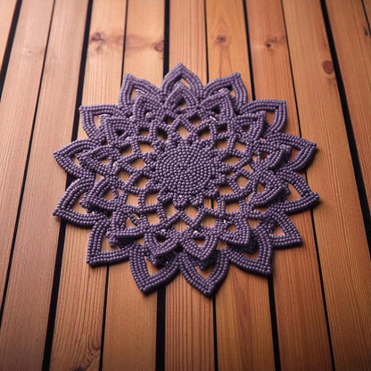 10/0 23020matte Preciosa Tsjekkiske glass små perler Rocailleperler 2.3mm. Opaque lilla.