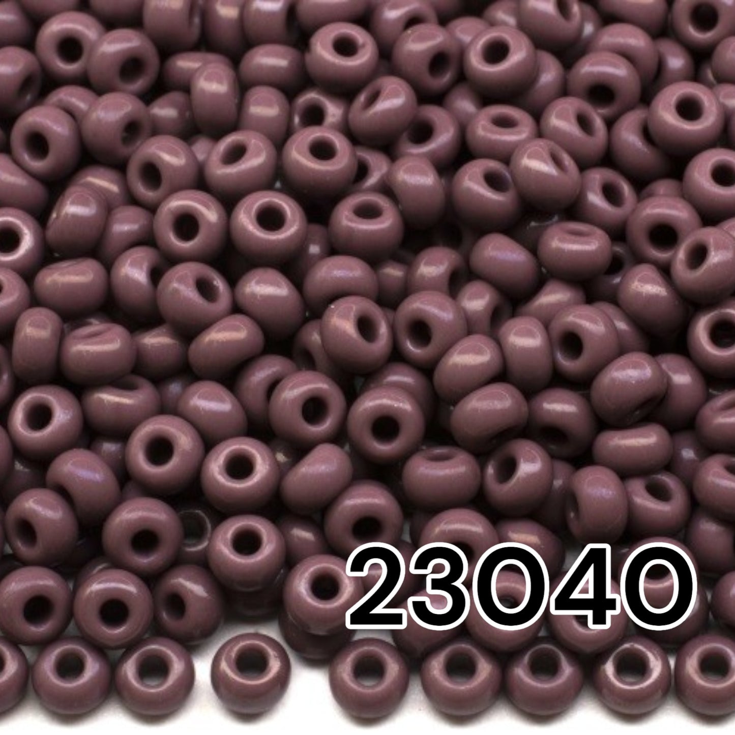 23040_6/0 Perles de rocaille tchèques Preciosa Ornella Rocailes Opaque, taille : 6/0.
