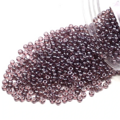 10/0 26010 Preciosa Mărgele din sticlă cehești Rocaille 2.3mm. Amethyst Transparent Sfinx.