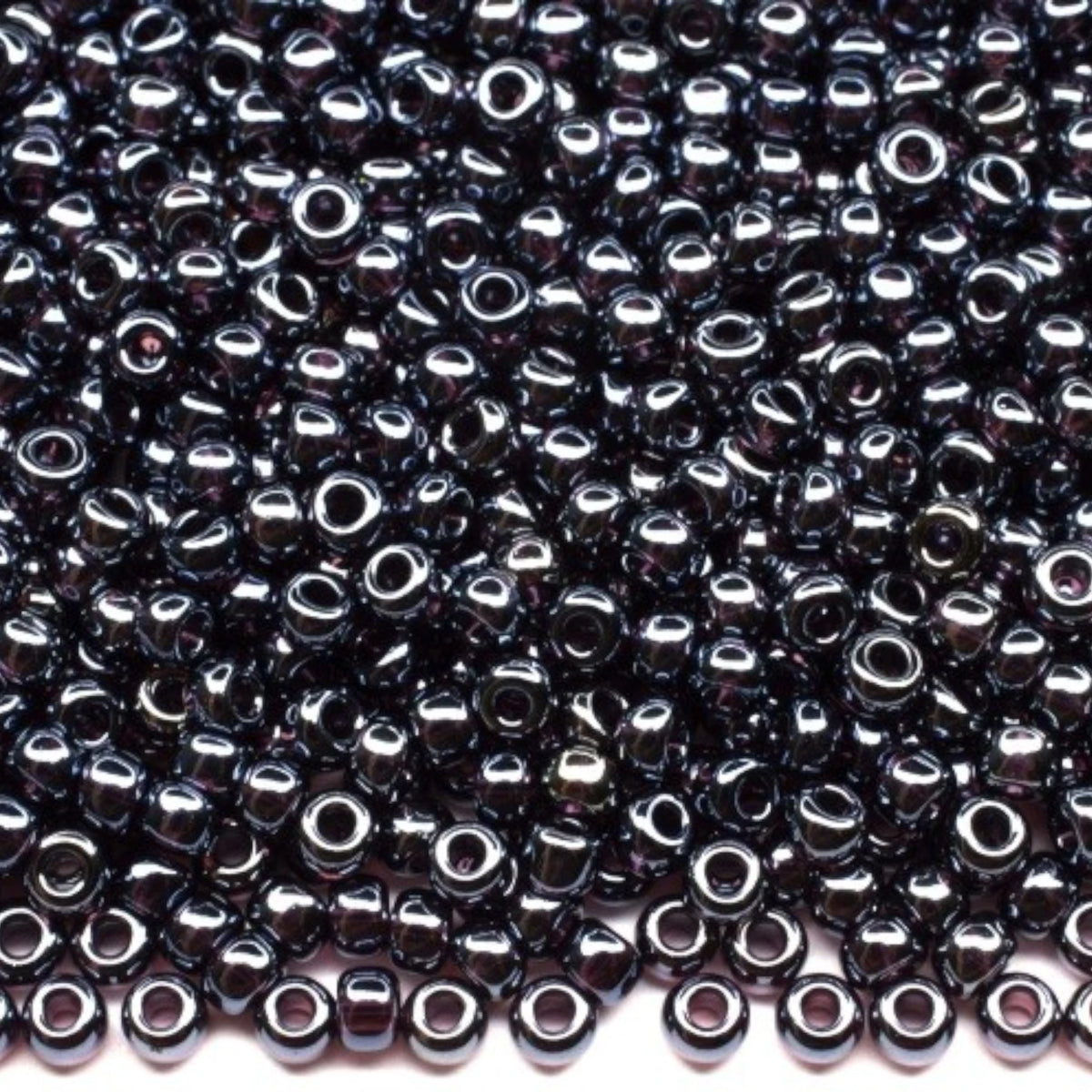 10/0 26080 Preciosa Çek Camı Kum Boncuğu Rocaille Boncuk 2.3mm. Ametist Şeffaf Sfinx.