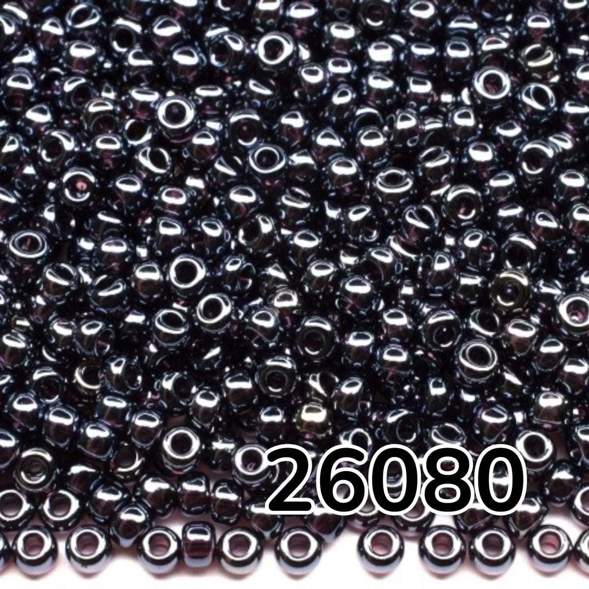 10/0 26080 Preciosa Çek Camı Kum Boncuğu Rocaille Boncuk 2.3mm. Ametist Şeffaf Sfinx.