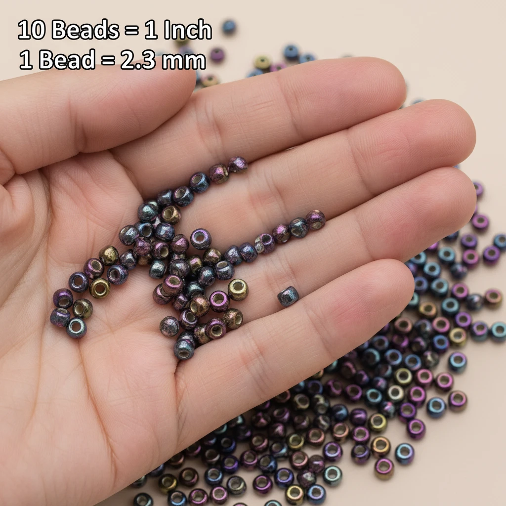 10/0 27089 Preciosa Чеський Скляний Бісер Рокайль 2.3mm. Темно-аметистовий Прозорий зі сріблястою оболонкою, райдужний.