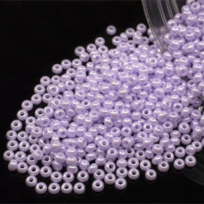 10/0 28420 Preciosa Seed Beads. Opaque Sfinx purple.