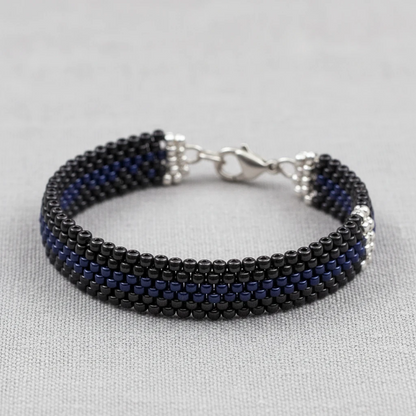 10/0 28998 Preciosa Чеський Скляний Бісер Рокайль 2.3mm. Червоний Terra Pearl Dyed Black - Jet.