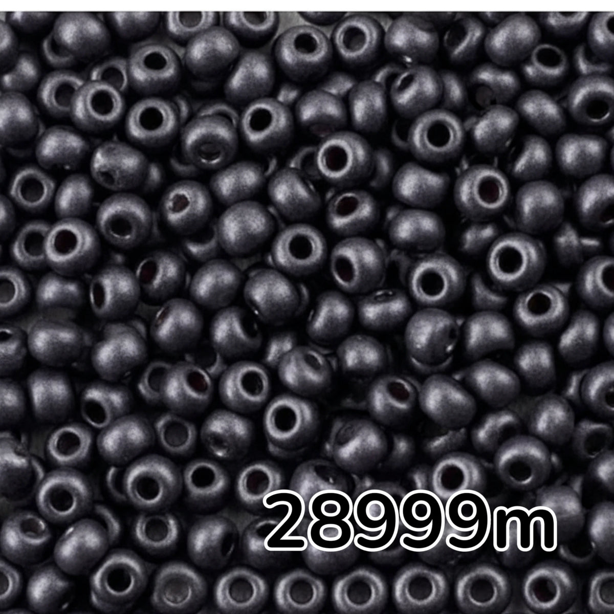 10/0 28999 matta Preciosa tšekkiläiset lasiset Siemenhelmet Rokaanihelmet 2.3mm. Terra Pearl värjätty mustaksi – Jet matta. (Kopio)