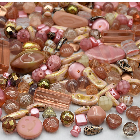 Mixed Preciosa Beads. 50grams (1.8oz.)